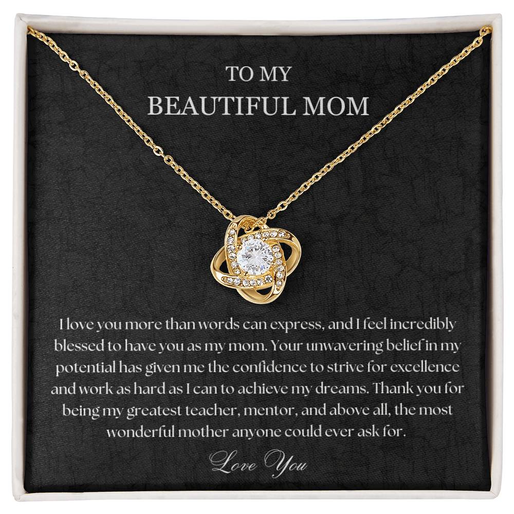 To My Mom Necklace, Mom Gift