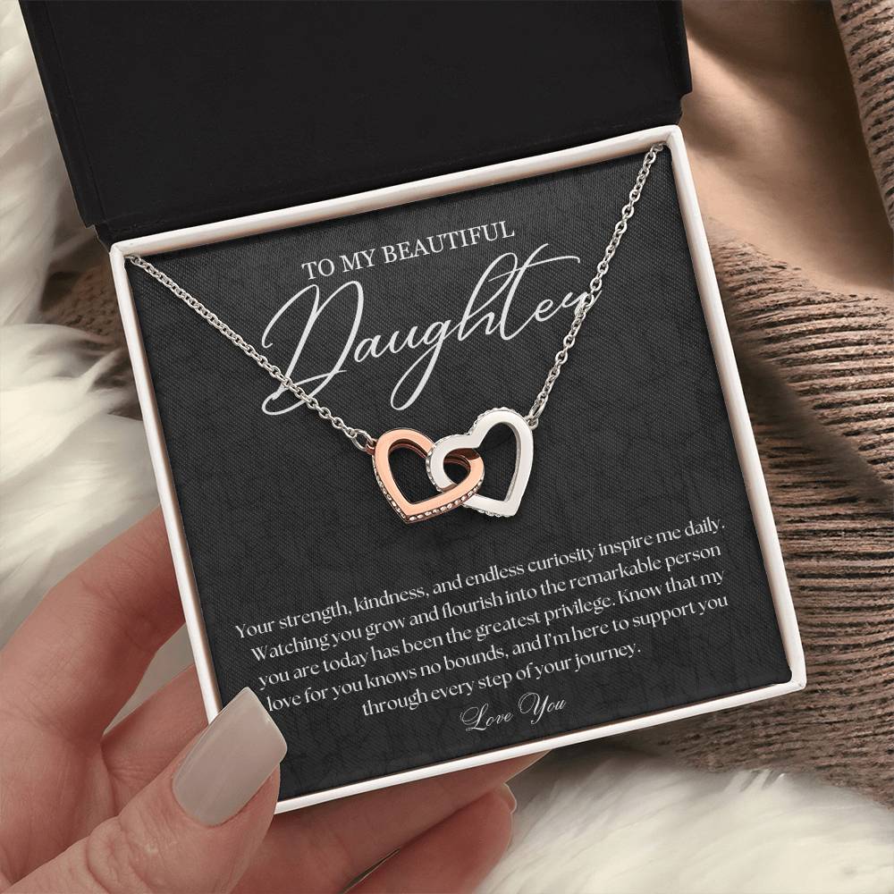 To My Daughter Necklace, Daughter Gift